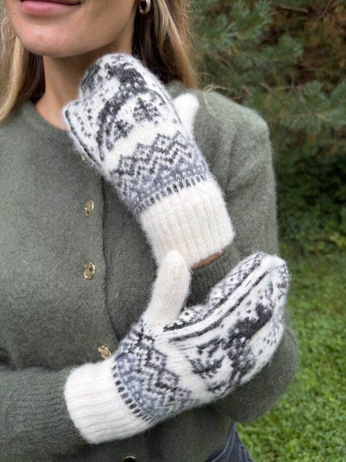 Women’s merino wool mittens FROSTY, WoolLando