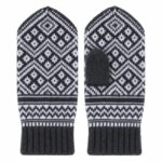 Men’s merino wool mittens FROST, WoolLando