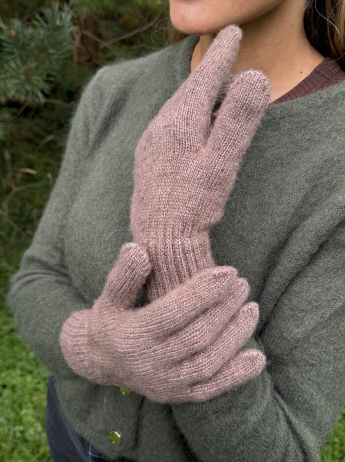 Women’s merino wool gloves COCOA, WoolLando