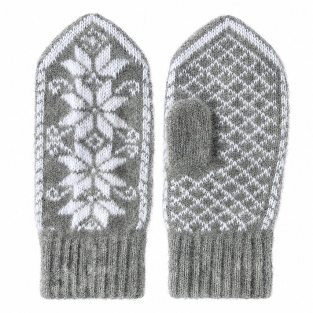 Women’s merino wool mittens DAWN, WoolLando