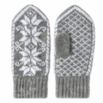 Women’s merino wool mittens DAWN, WoolLando
